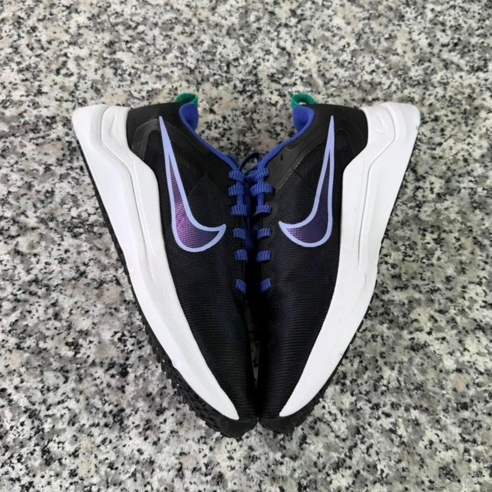 Nike Women's Downshifter 12 Black Running Sneaker Shoe W8 DD9294 - Picture 3 of 6